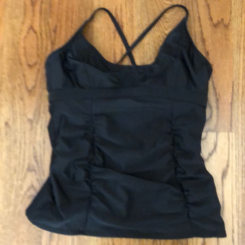 Black Athleta tankini swim top 36 B/C